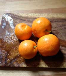 Foto von Früchten Kumquat.