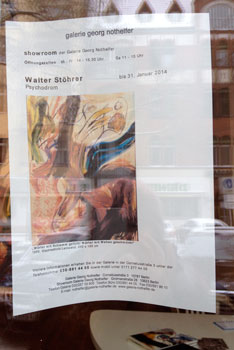 Foto von einer Galerie in der Grolmannstraße ist zu sehen - heute.
